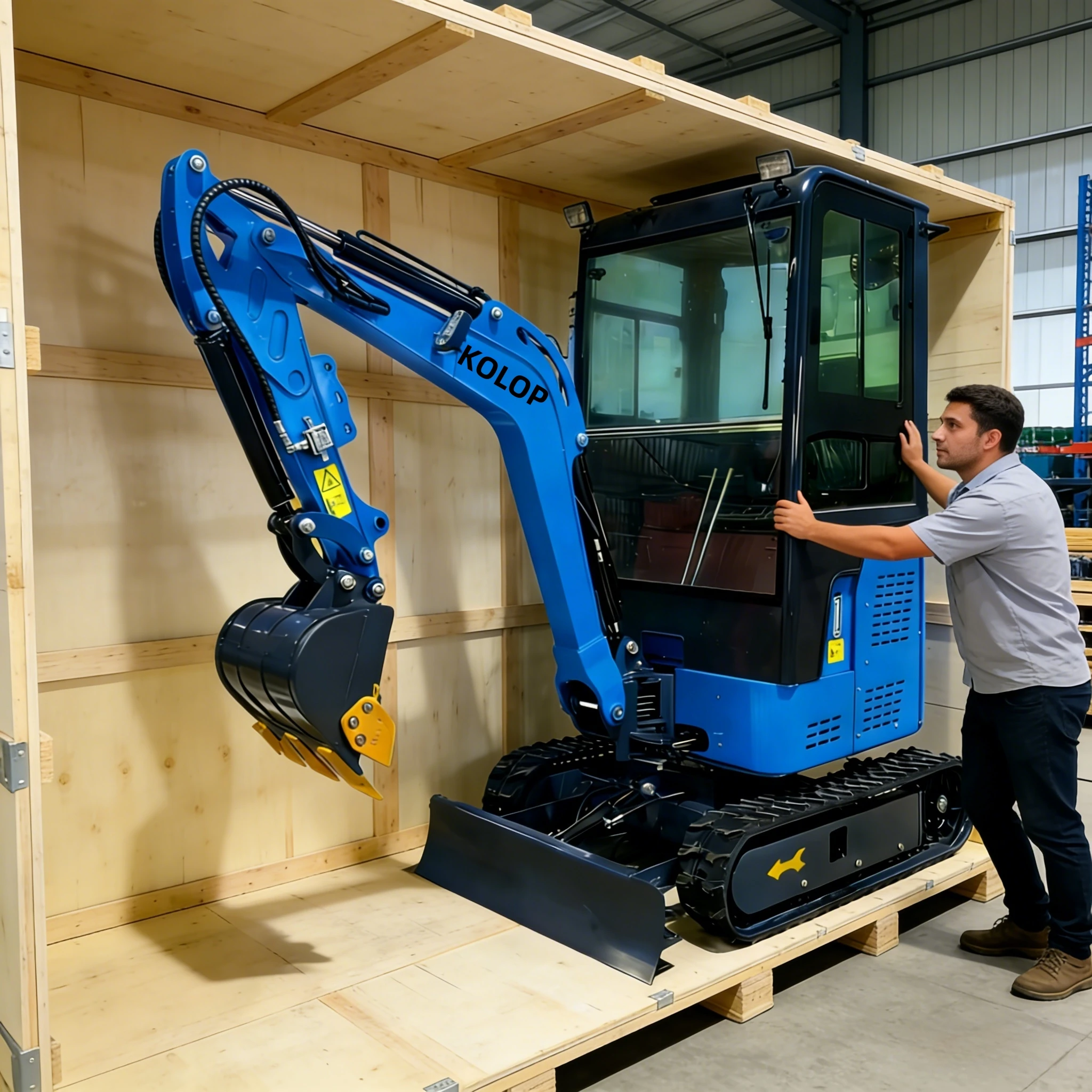 

Hot selling 2 Ton Mini Excavator CE Euro 5 Kubota Engine 1 Ton Small Crawler Digger for Landscaping Farm Customized