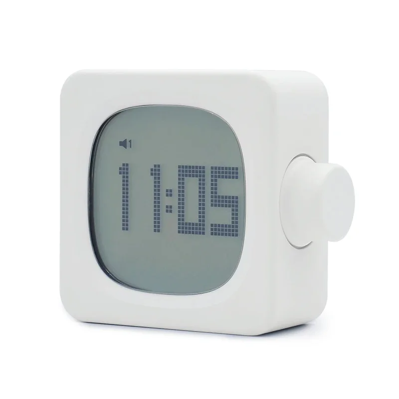 Creative Mini Vintage snooze Digital Wake Up Light alarm clock with auto night light