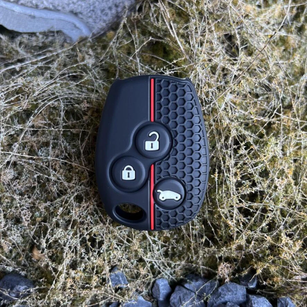 Silikon-Schlüsselhülle, Schlüsseletui für Renault Clio 3 Logan 2 Dacia Duster Sandero Stepway Lada Largus für Nissan Almera Terrano
