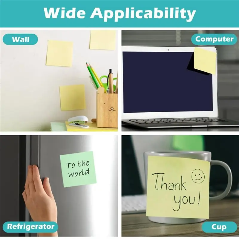 A55F-Sticky Note Holder Sticky Note Template Box Sticky Note Box Sticky Note Storage Box Office And Study