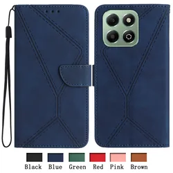 Protect Case Cover For Huawei Honor 200 Smart X7C X7B Honor90 Smart 5G X6B Leather Cases Wallet Bags Flip Card Slots Capa Etui