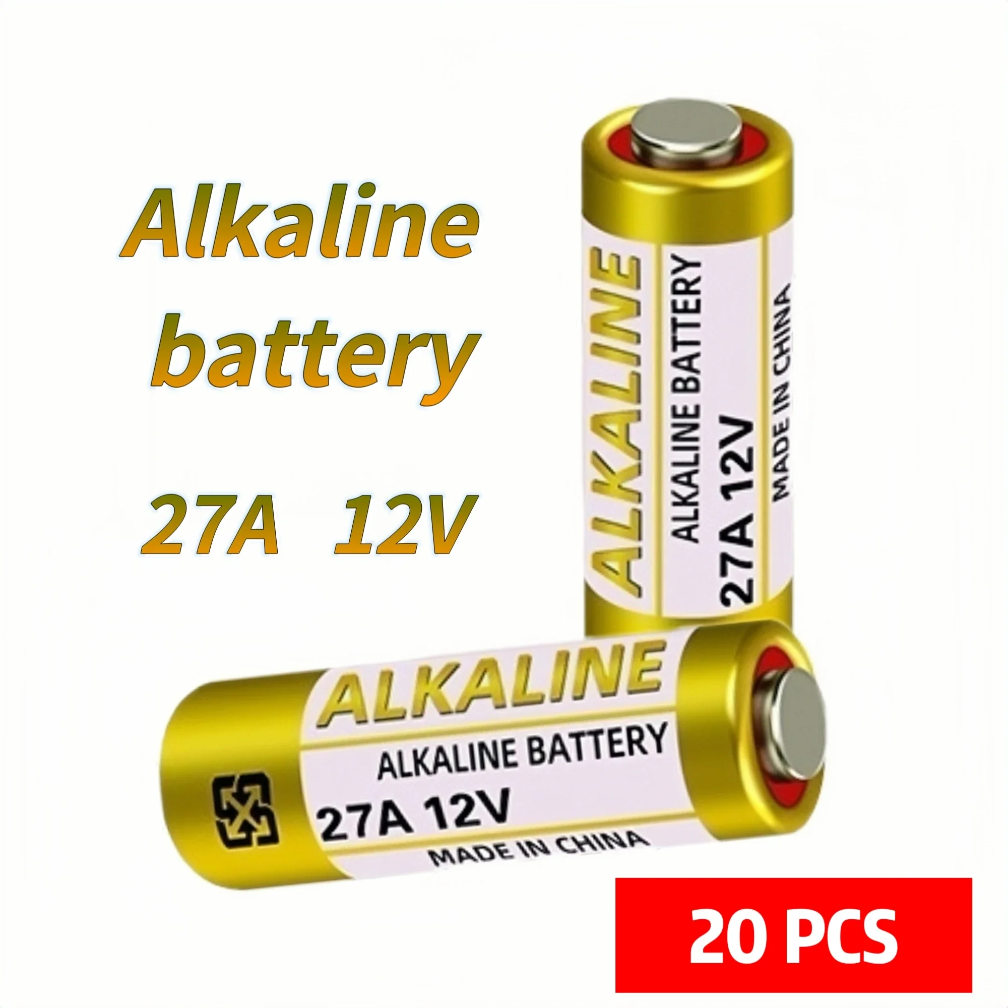 20PCS 27A A27 12V Alkaline Battery LR27A MN27 L828F GP27A Dry Cell Battery for Electric toys Laser pointers Chandelier alarms