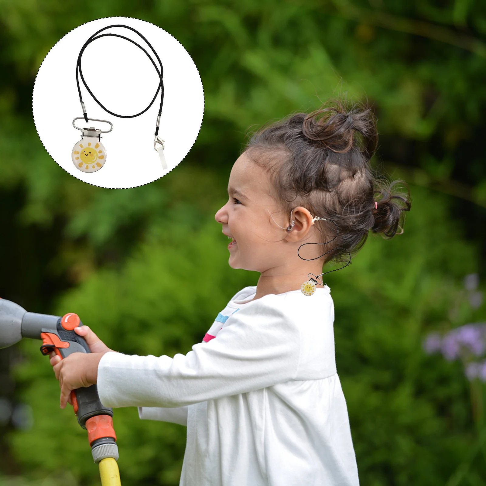 

Hearing Aid Anti-Lost Protector Hanging Strap Comfortable Clip Cord Loss Prevention for Kids Sports Gardening Cartoon