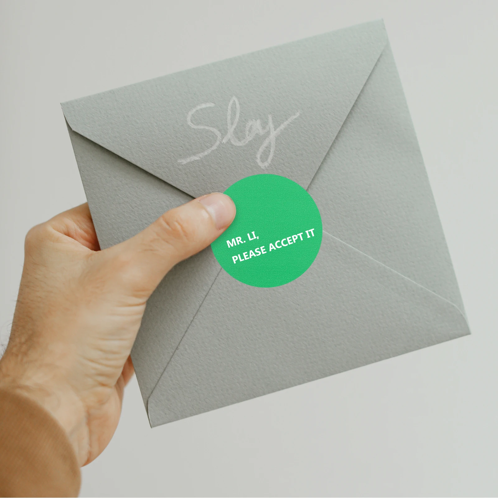 

Round Stickers Blank for Printing Office Address Printer Labels Printable Green