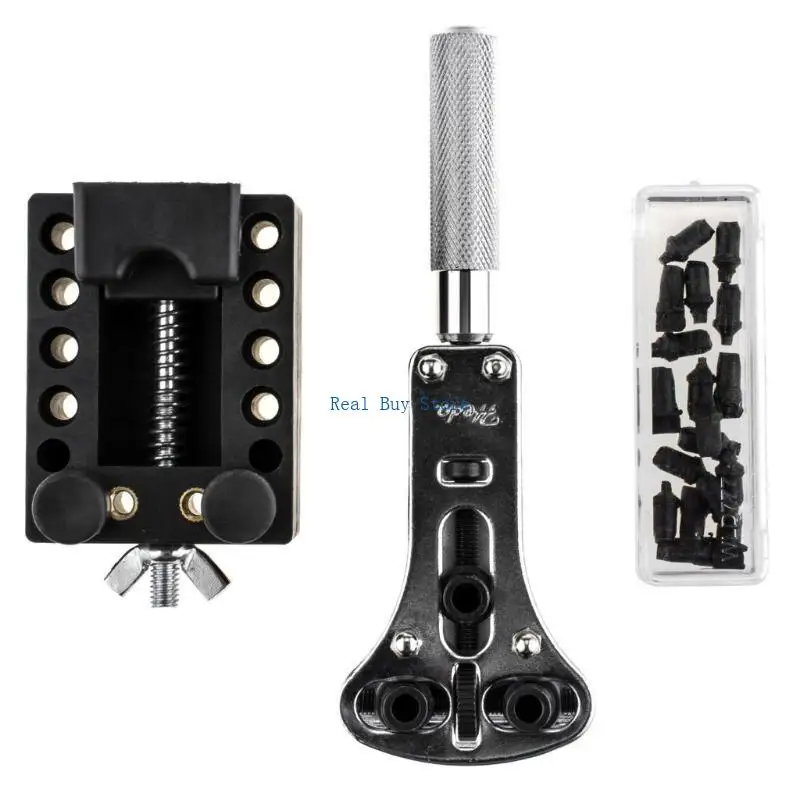 U13D 147 قطعة طقم أدوات إصلاح الساعة لحافظة فتاحة وصلة مزيل شريط الزنبرك لصانع الساعات #3