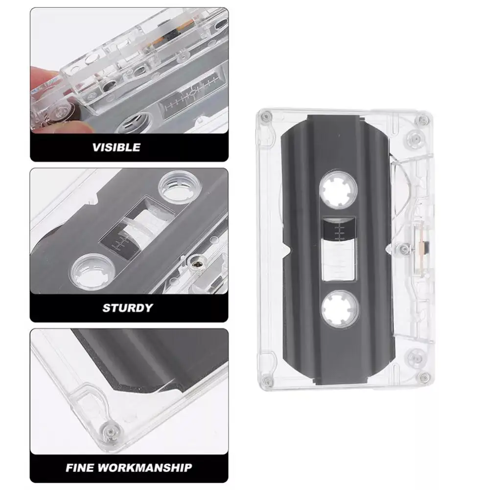 كاسيت فارغ عالي الشفافية جديد لمدة 30 دقيقة، شريط قياسي، شريط عاري في الدقيقة، بيع بالجملة بواسطة صندوق 1/5/10 قطعة #6