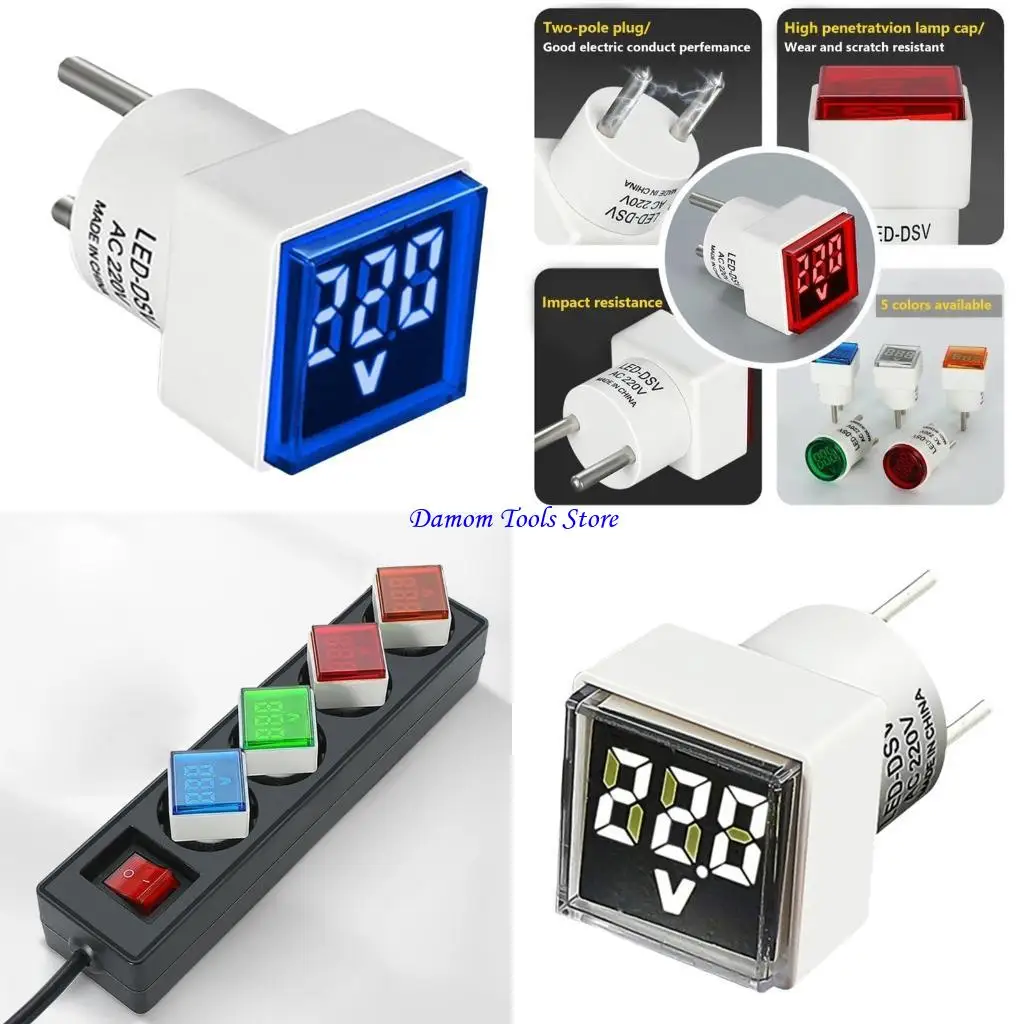 

57BE Energy Efficient Digital Voltmeter 220V/230V Meter for Professional Use