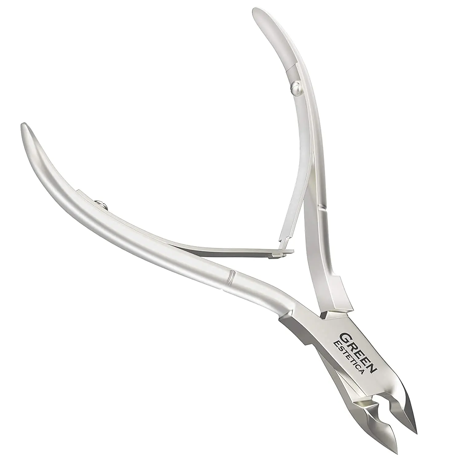 Professional Cuticle Trimmer, Stainless Steel Cuticle Nippers with Sharp Blades, Double Spring for Manicure & Pedicure