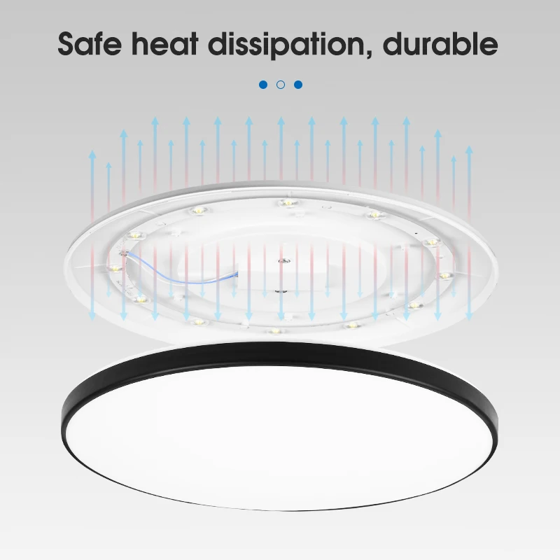 Led Ceiling Lamp Modern Ceiling Chandelier 18/30/40/72W Led Panel Ceiling Lights Fixture For Bedroom Kitchen Home Decor Lighting