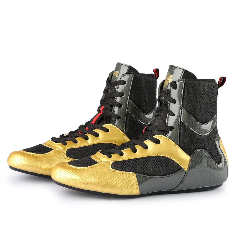 Męskie buty zapaśnicze lekkie bokserskie sztuki walki Taekwondo Sanda buty treningowe walczące zapasy rozmiar butów 35-46