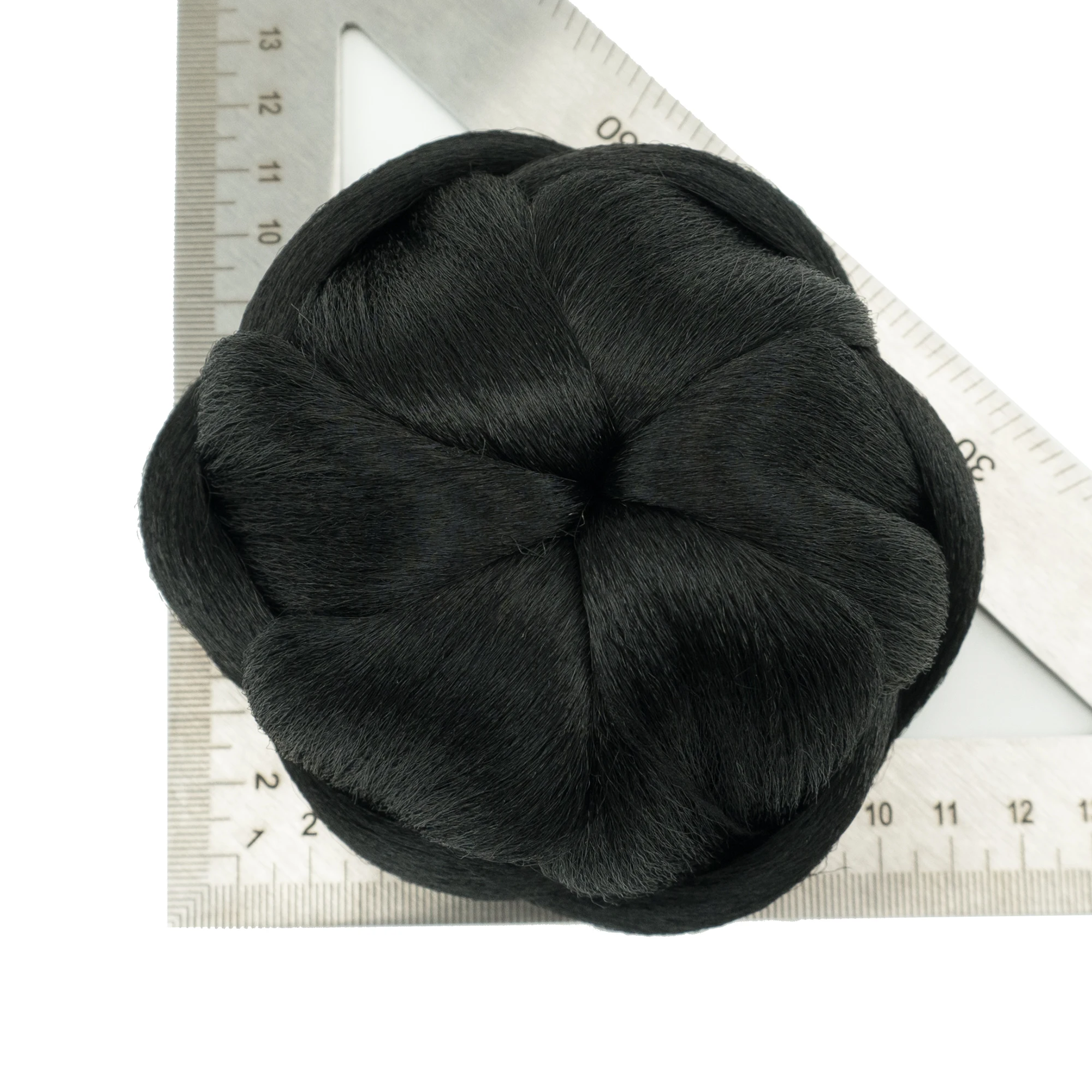 Soowee Synthetic Hair Dancer Braided Chignon Hair Cover Donut Hairpieces Scrunchies Hair Bun Updo for Kids and Women