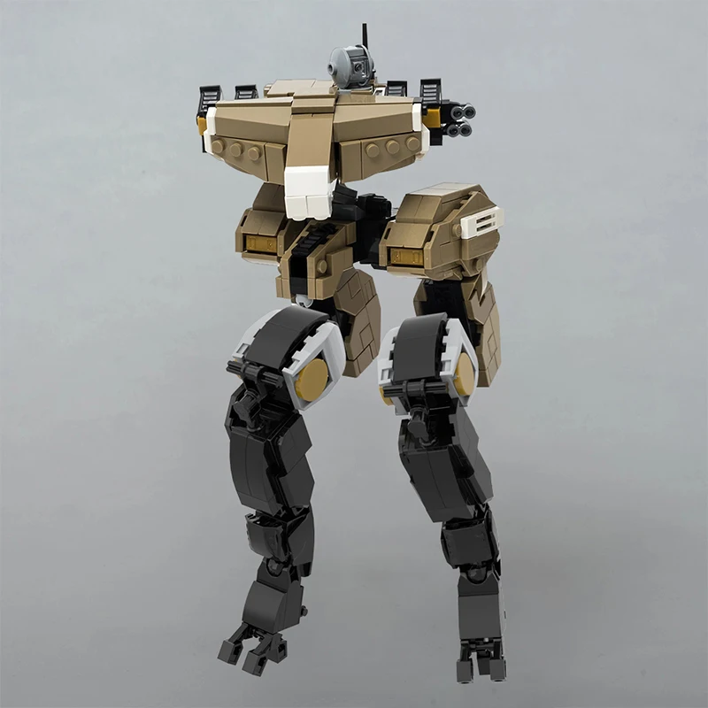 Moc Game Mech Series Metal Geared Robot Building Block Assemble Model Action Figures Gekkoed Mech Robot Brick Toy Child Gift
