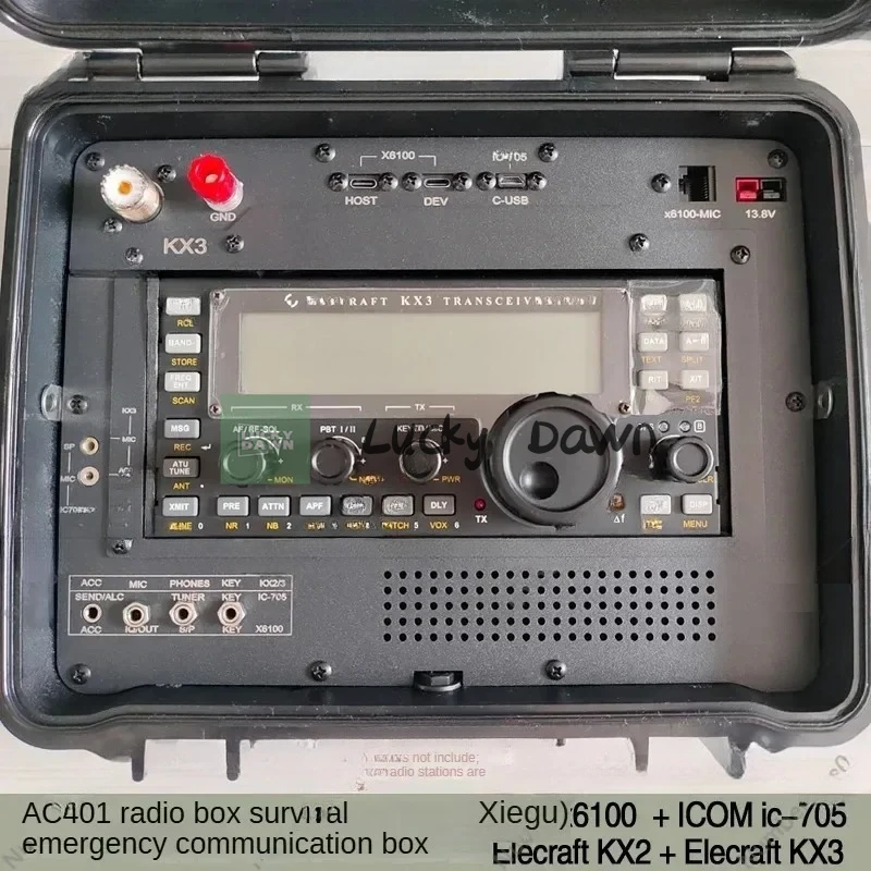 

X6100 Kx2 KX3 For Icom705 4-in-1 Radio Box Emergency Communication Link