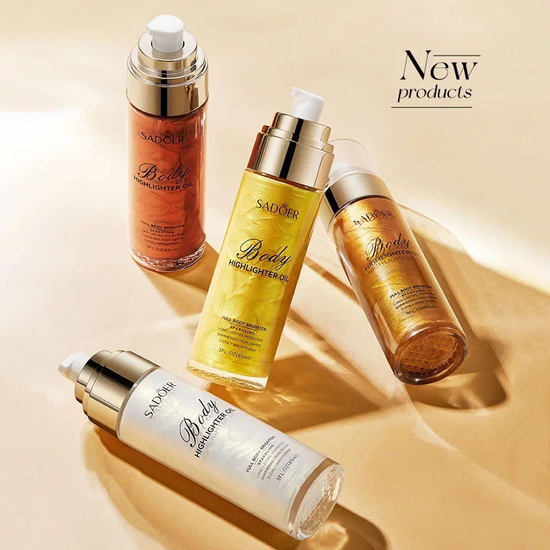 1 قطعة الجسم لامع رذاذ بريق رذاذ لامعة مرطب للجسم مقاوم للماء الجسم بريق ضباب رذاذ السائل المنور تمييز مسحوق