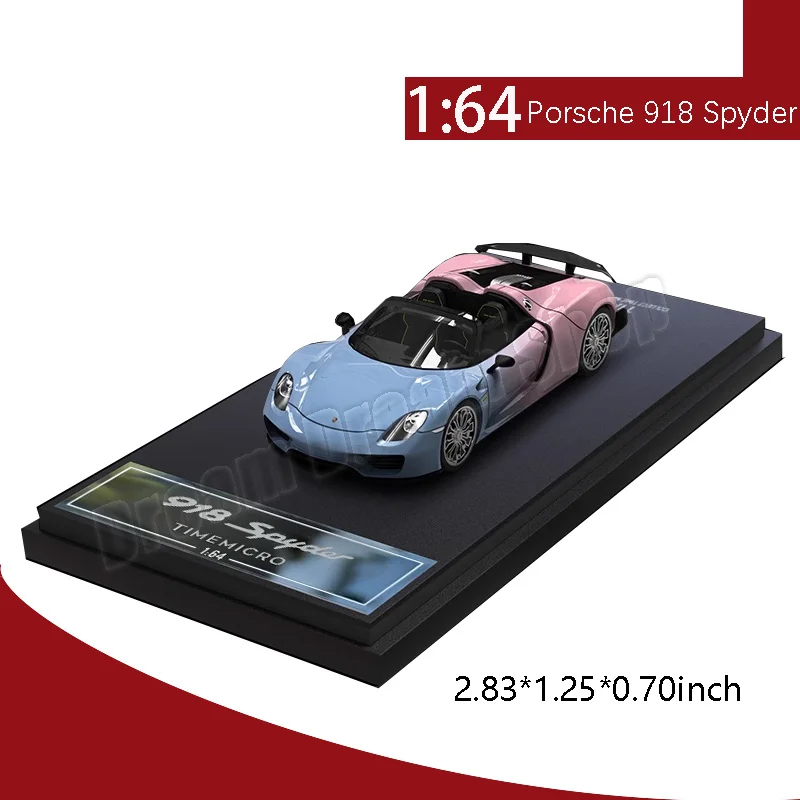 1:64 Porsche 918 Spyder Alloy Car Model Living Room Collection Decoration Holiday Toys for Boys Car Model Wholesale