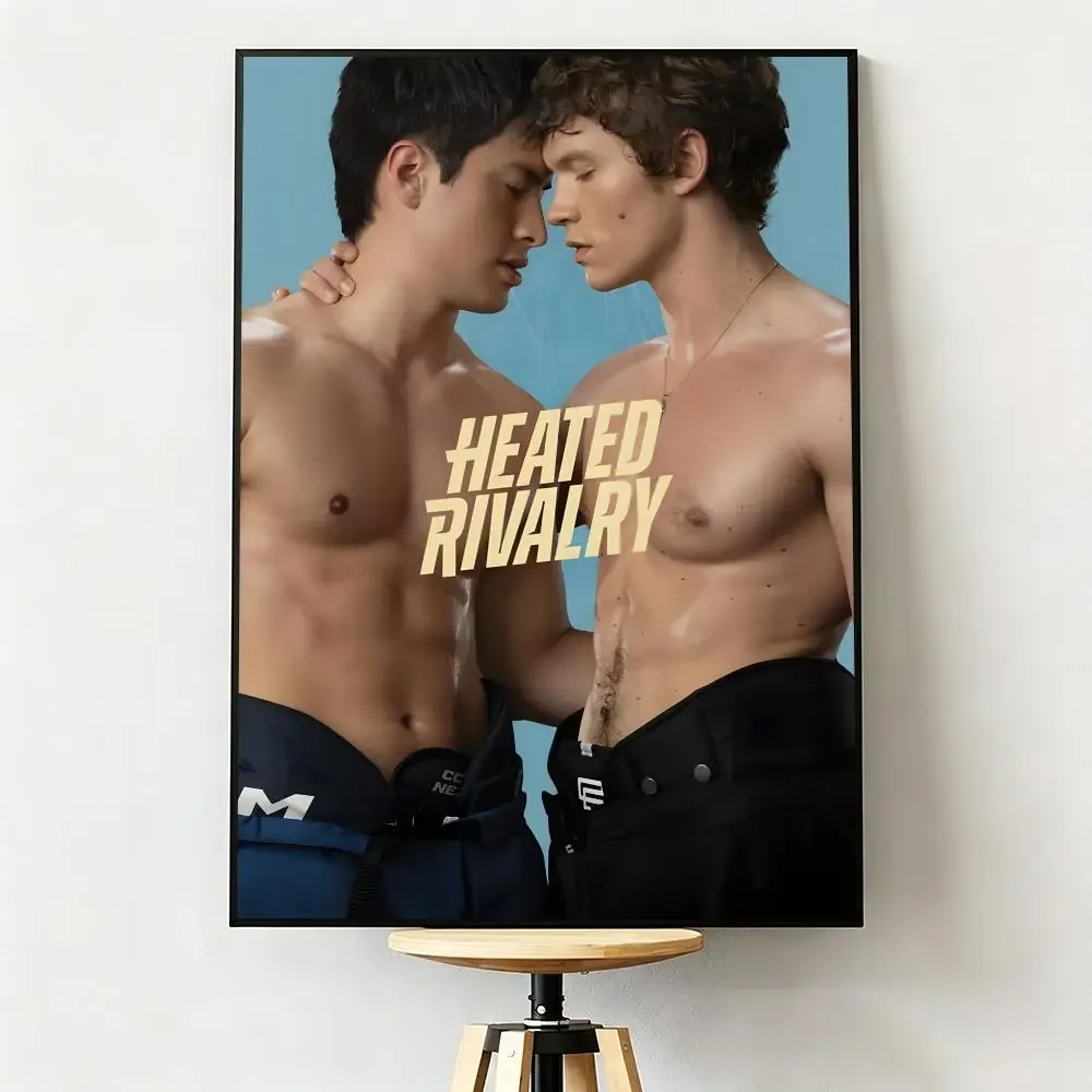 Sports Concept Heated Rivalry Poster Wall Sticker Poster for Living Room Bedroom Decor Gift Lightweight Self‑Adhesive PP