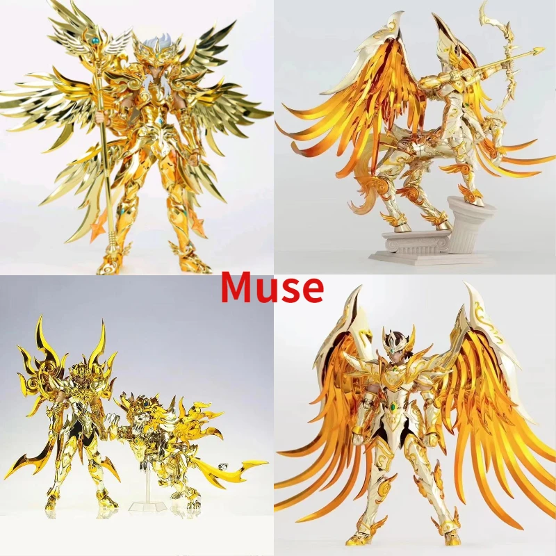 In Stock Toypoint Model Saint Seiya Myth Cloth EXM Zeus Sagittarius Leo SOG Totem/Object Gold Zodiac Knights Action Figure Toys