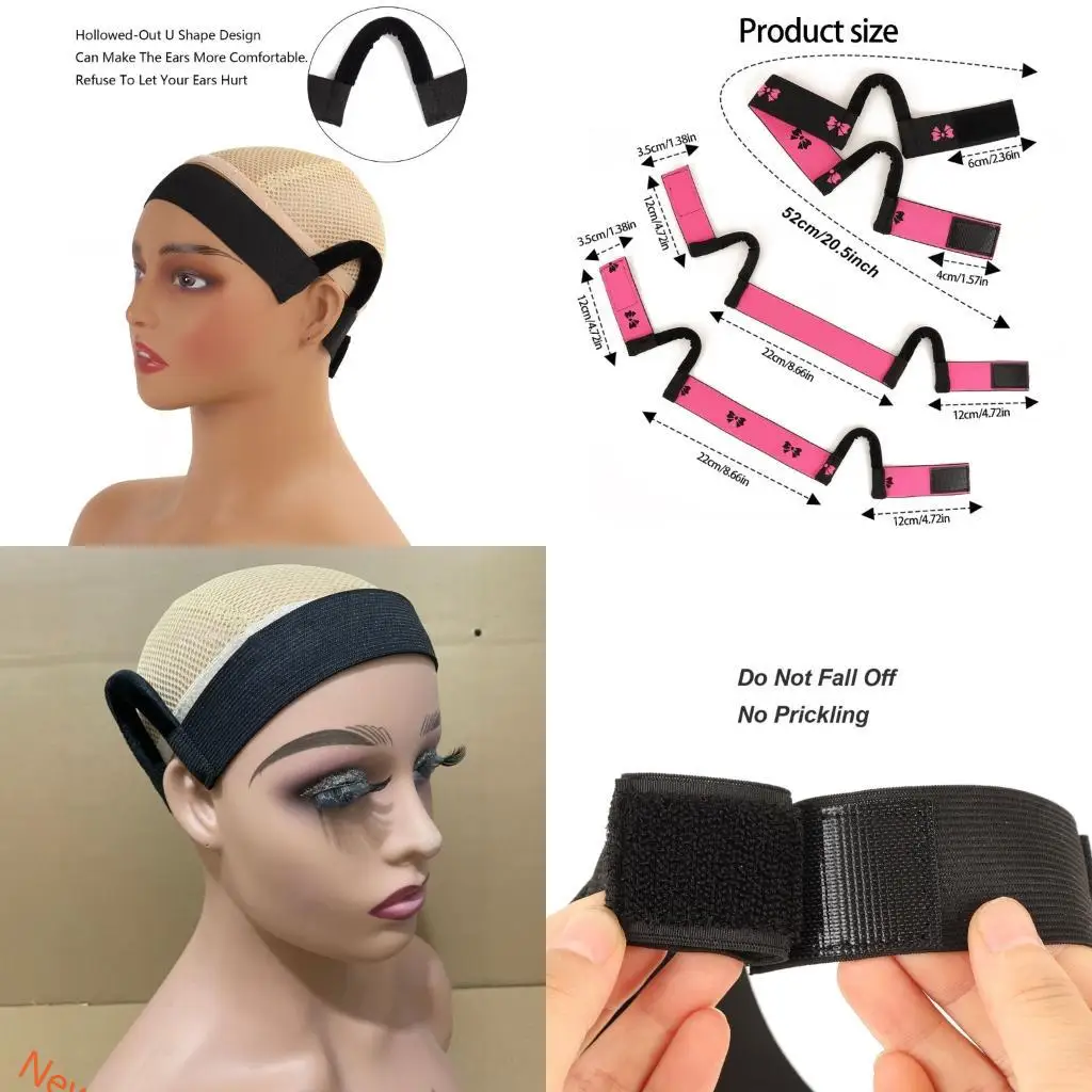 

Quick Easy Install Wigs Fixing Band No Tools Needed for Fast Setup Perfect for Busy Mornings and Wigs Changes LXAD