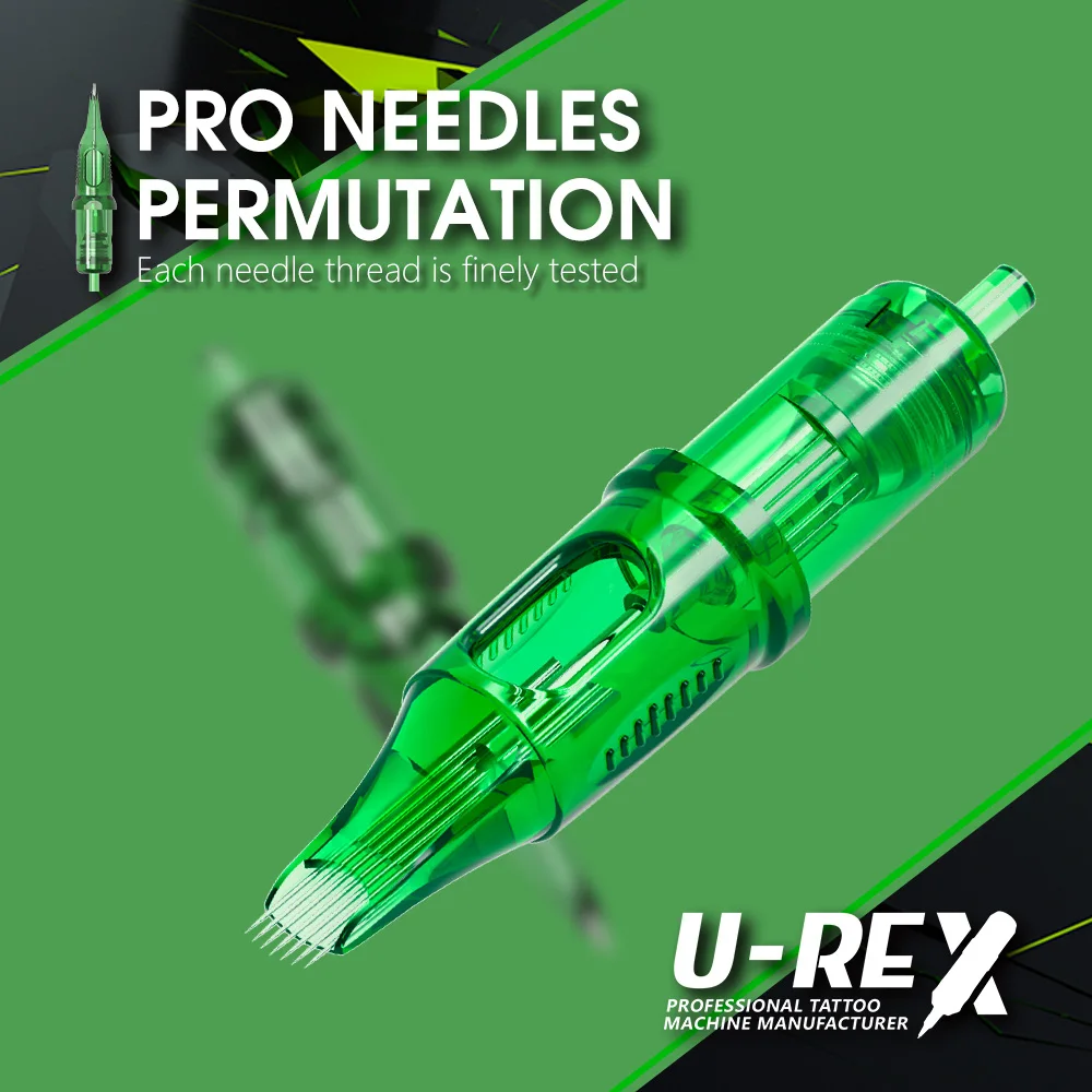 

T-Rex RL RM Round Liner Tattoo Cartridge Needles 20Pcs EO Gas Sterilized Disposable Sharp Needles for Precise Lining Work