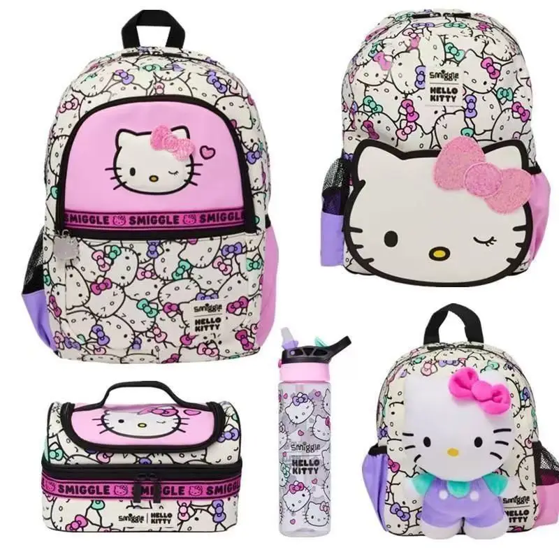 

Hello Kitty Cartoon Series Children'S Backpack Anime Backpack Children'S Student Lunch Bag Stationery Bag Backpack Girl Gift