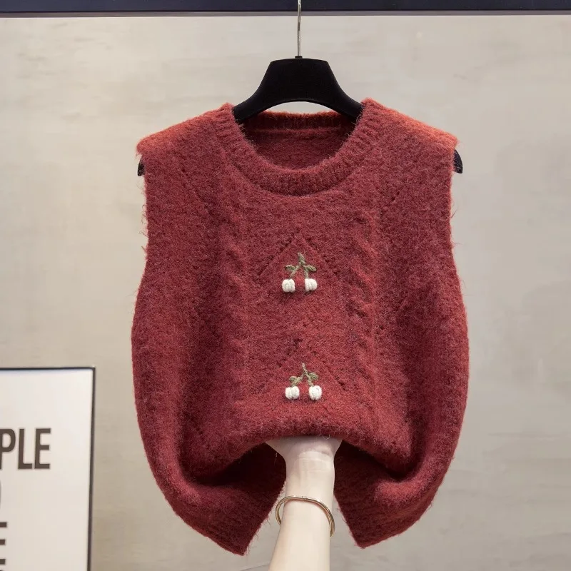 

Soft round Ne Svel Vest oulder Bared Cherry Jaet ort Sle Dongda Gate Base irt Top Commute Sle Winter Coll...