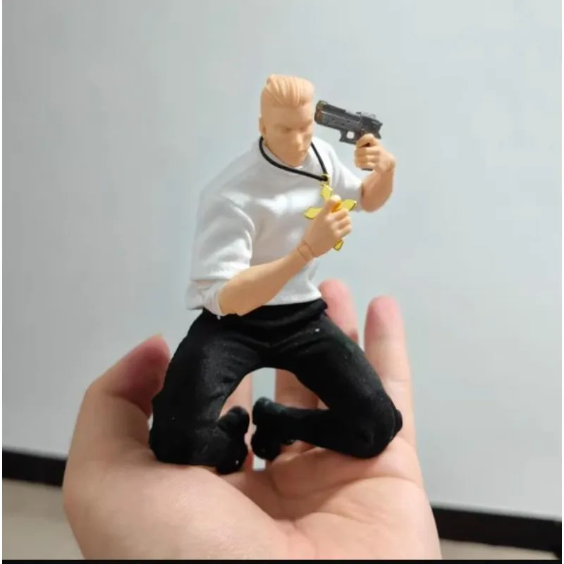 متوفر بمقياس 1/12 دعائم قلادة معدنية مطلية بالذهب والفضة لشخصيات جندي BJD مقاس 6 بوصات إكسسوارات ذاتية الصنع #6