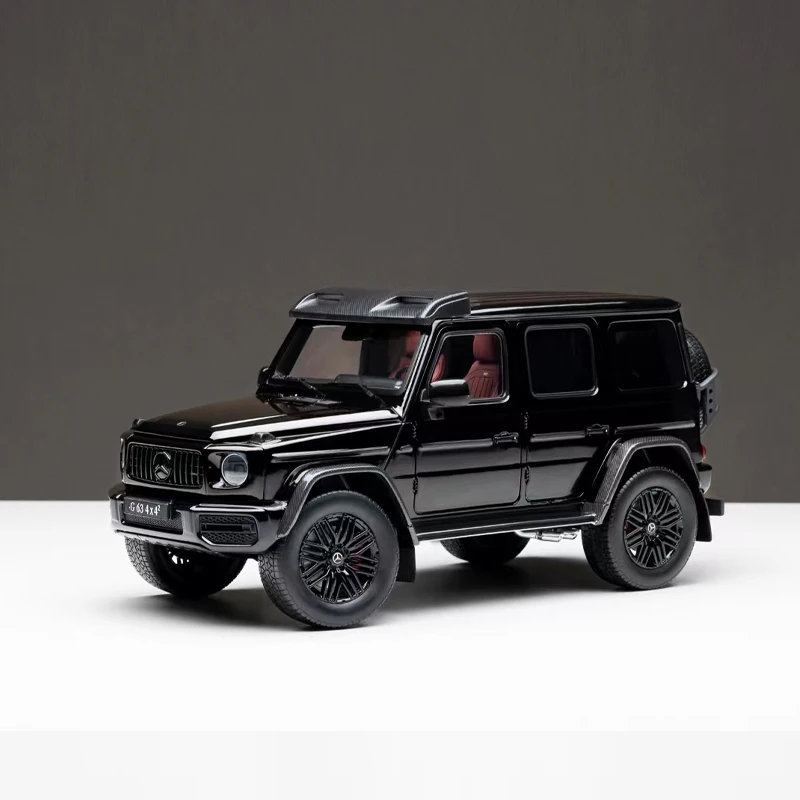 

Diecast 1:18 Scale Benz G63 4X4² Simulation Alloy Full Drive Car Model Static Display Collectible Gift Souvenir Decration