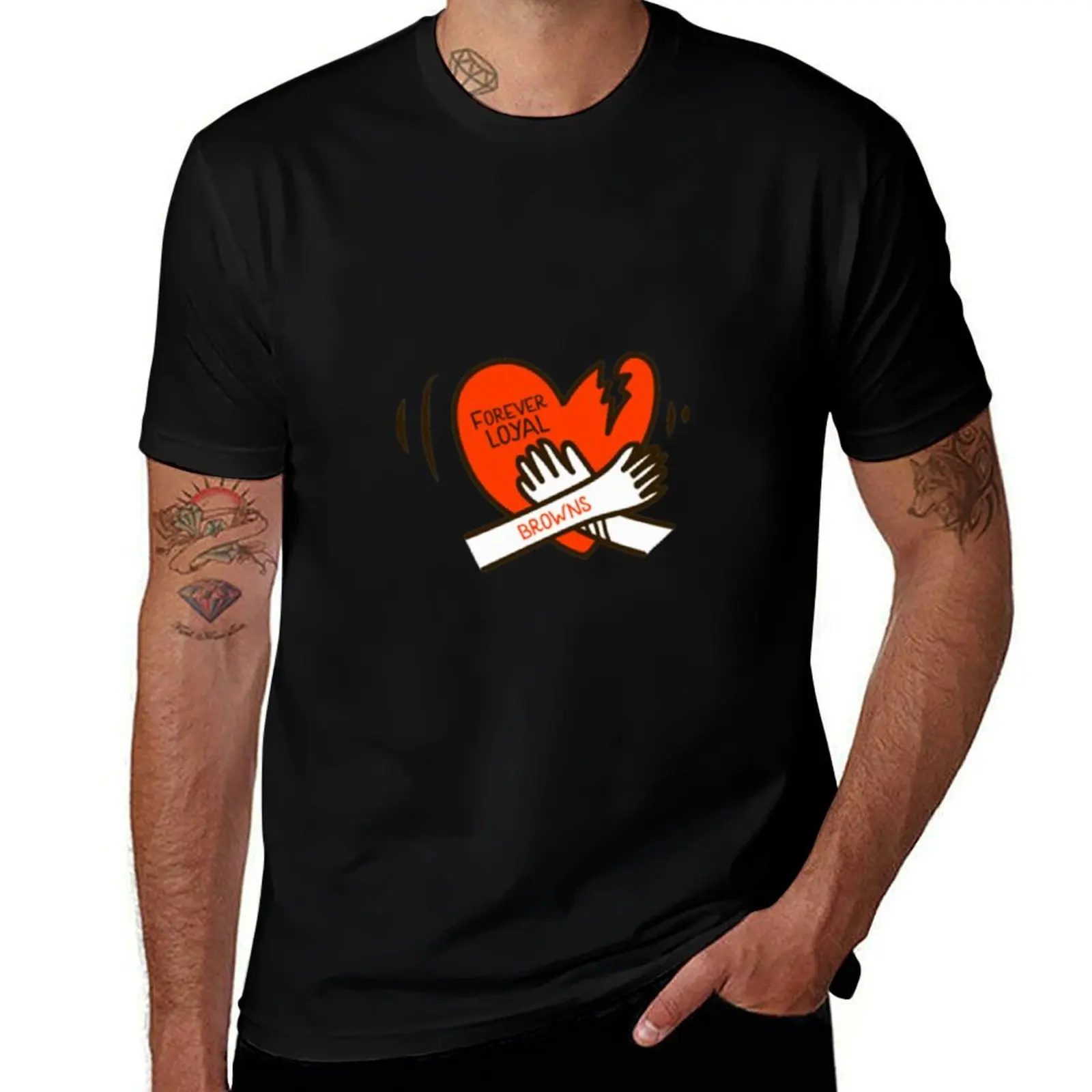 Forever Loyal Cleveland Browns- Limited Edition Perfect Gift Loves Cat T-Shirt cheap stuff Louboutins black t-shirts for men