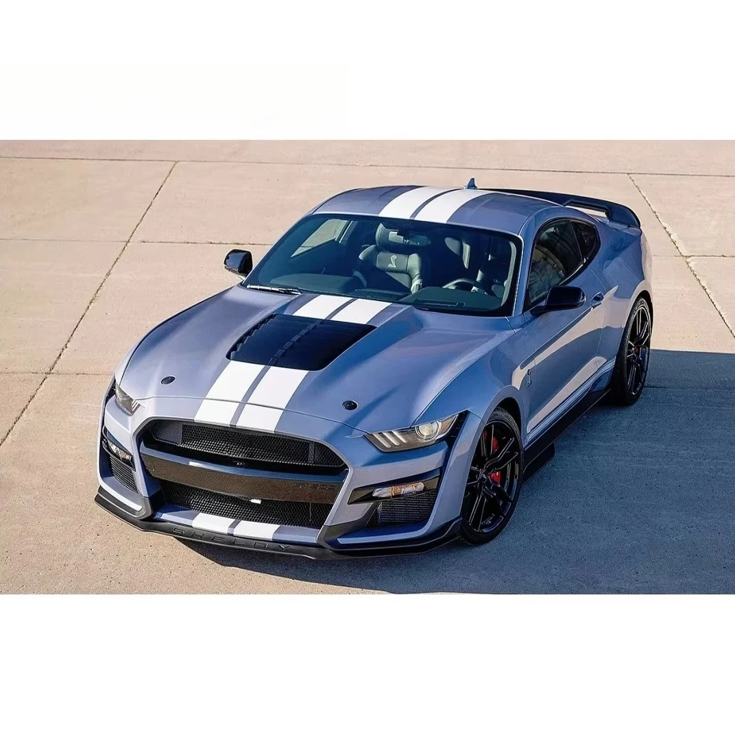 Car Body Kit for Mustang 2018-2020 Change to GT500 Shelby Model Bumpers Grille Rear Diffuser Side Skirts