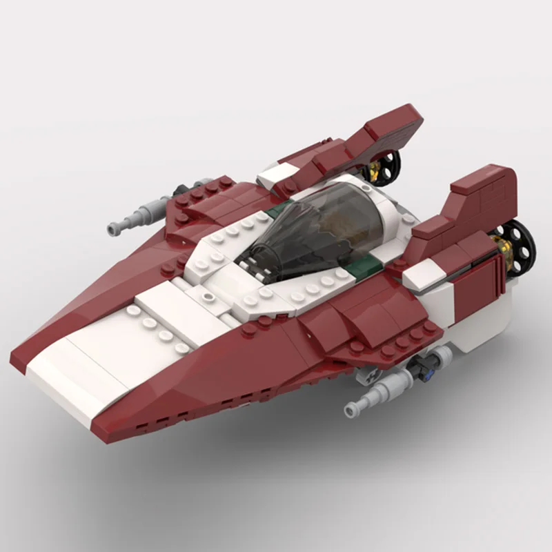 

277PCS Star Plan Movie Resistance RZ-2 A-wing Interceptor Space fighter model DIY creative ideas Child Toy Assembly Puzzle Gift