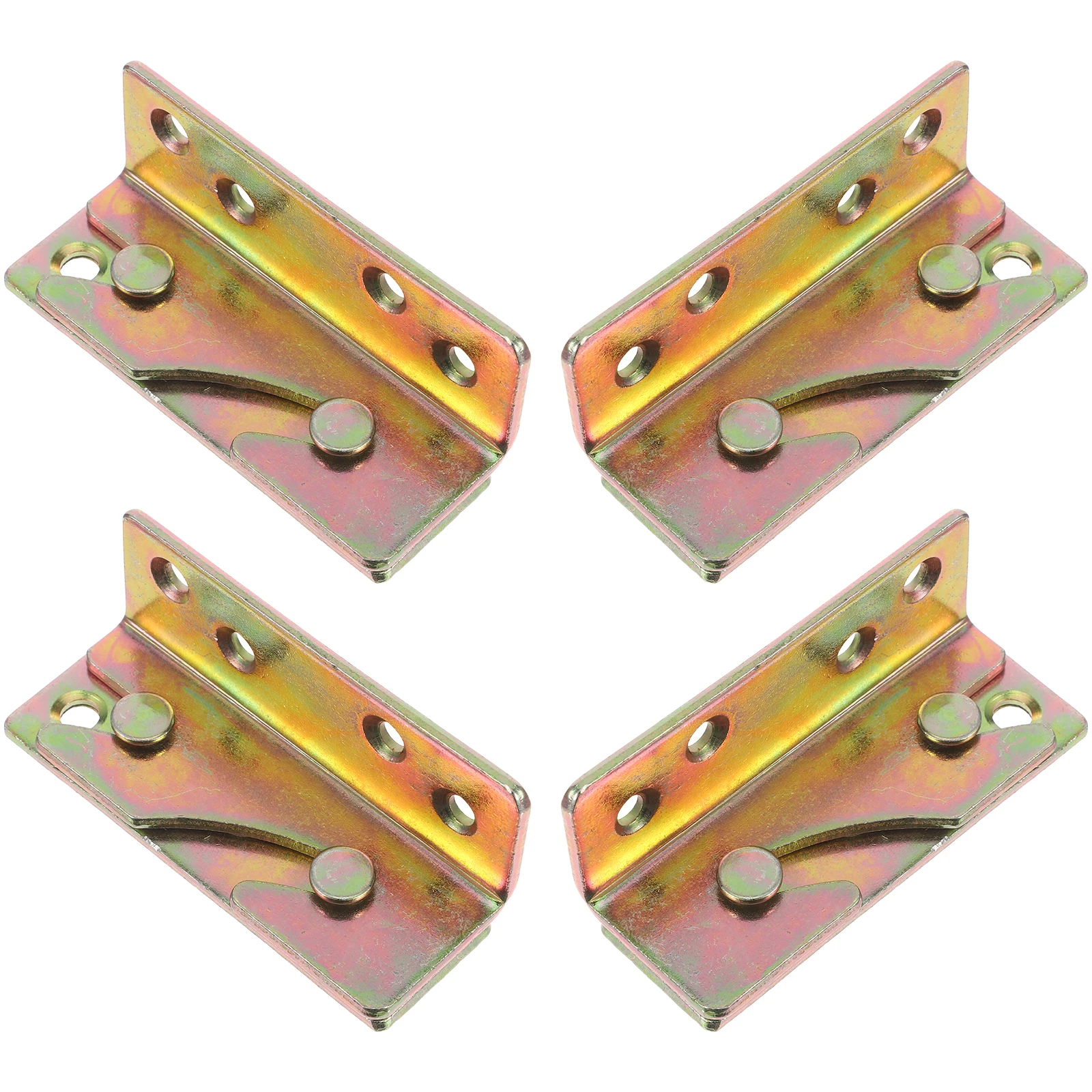 

Heavy Duty Bed Hinge Buckle Thickened Metal Rail Brackets For Frame Headboard Attachment Diy Hardware Connector Furniture