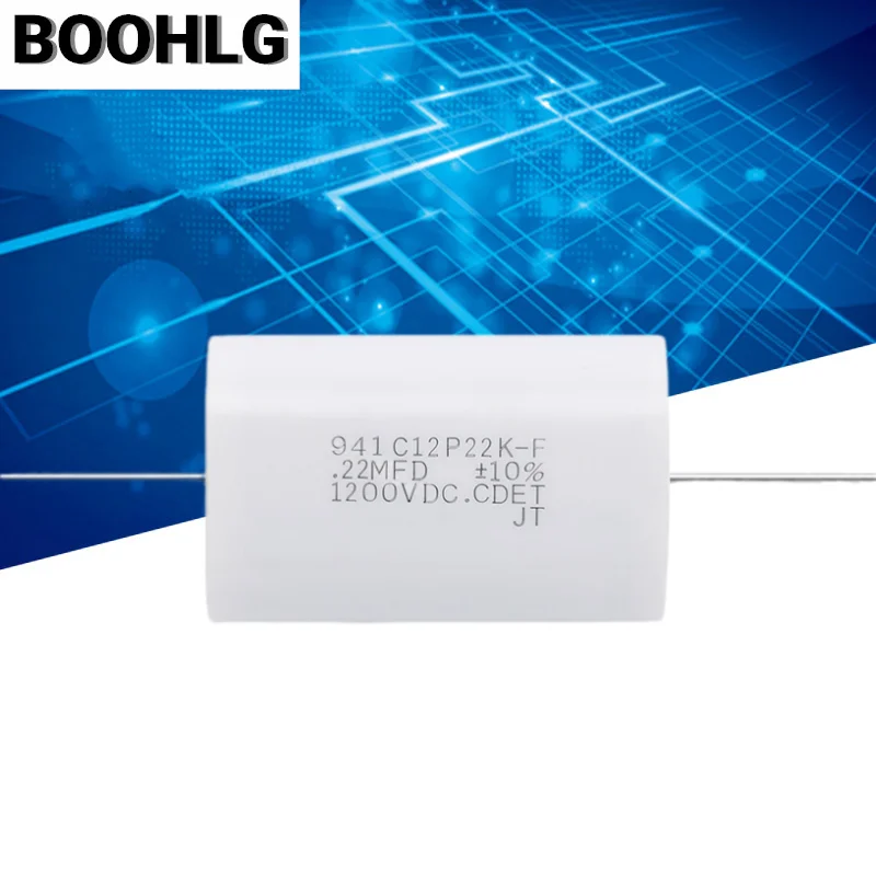 

5PCS 941C12P22K-F 0.22UF 1200V .22MFD 1200VDC Inductive-free Absorption Capacitor