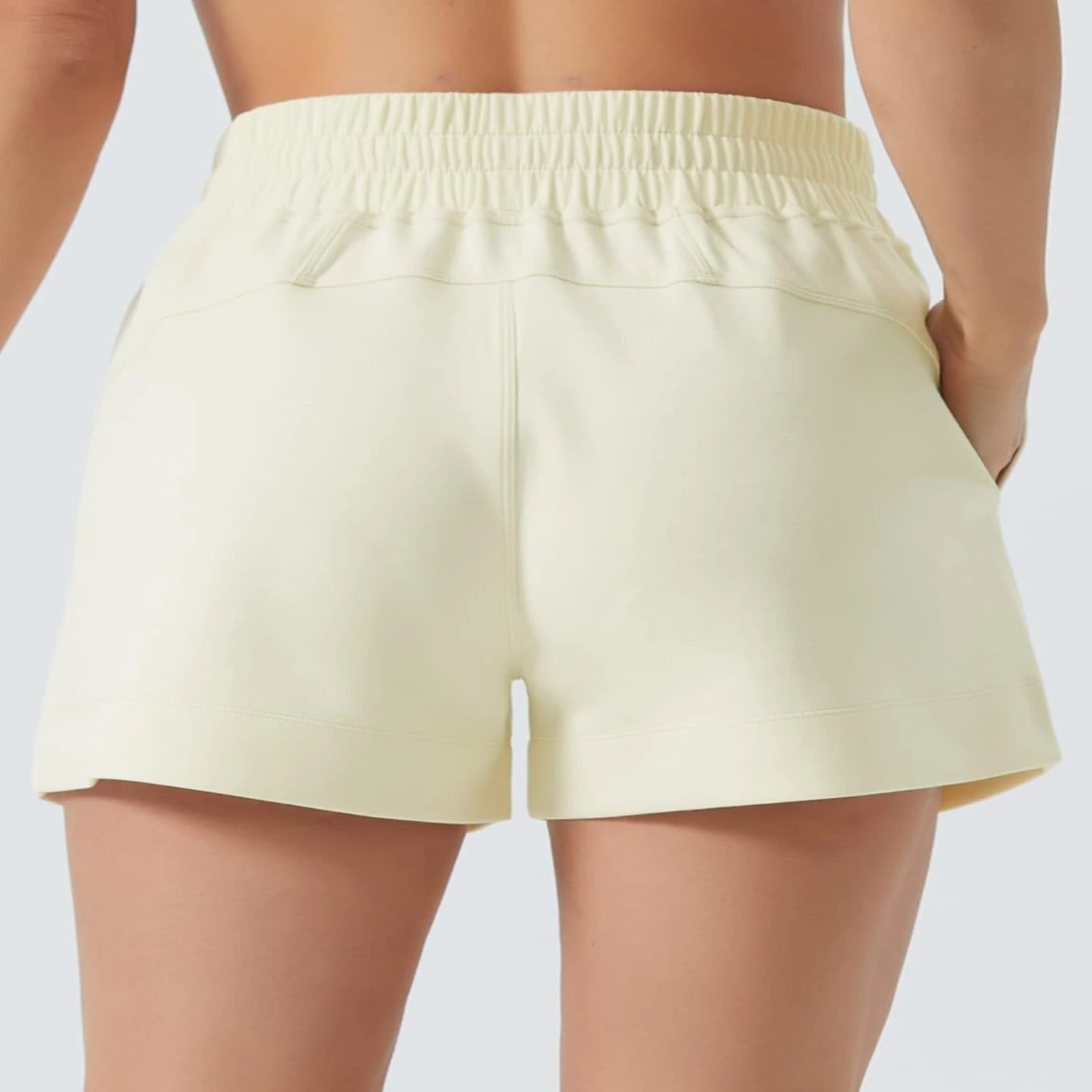 Luxurious, Sophisticated, and Versatile High-Waisted Drawstring Shorts - Effortlessly Elegant and Fashion-Forward Must-Have for