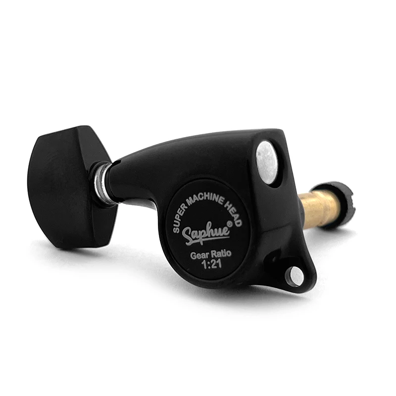 

Колки-тюнеры SAPHUE для гитары с фиксацией струн 1:21, с шестигранной ручкой, для электрогитар, фолк-гитар или акустических гитар