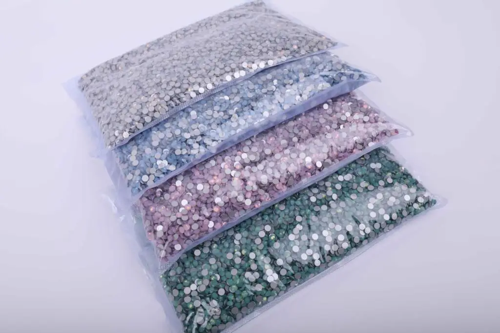 

Bulk Package SS16 Flatback Crystal AB Non hotfix Rhinestones Strass Nail Art Decorations