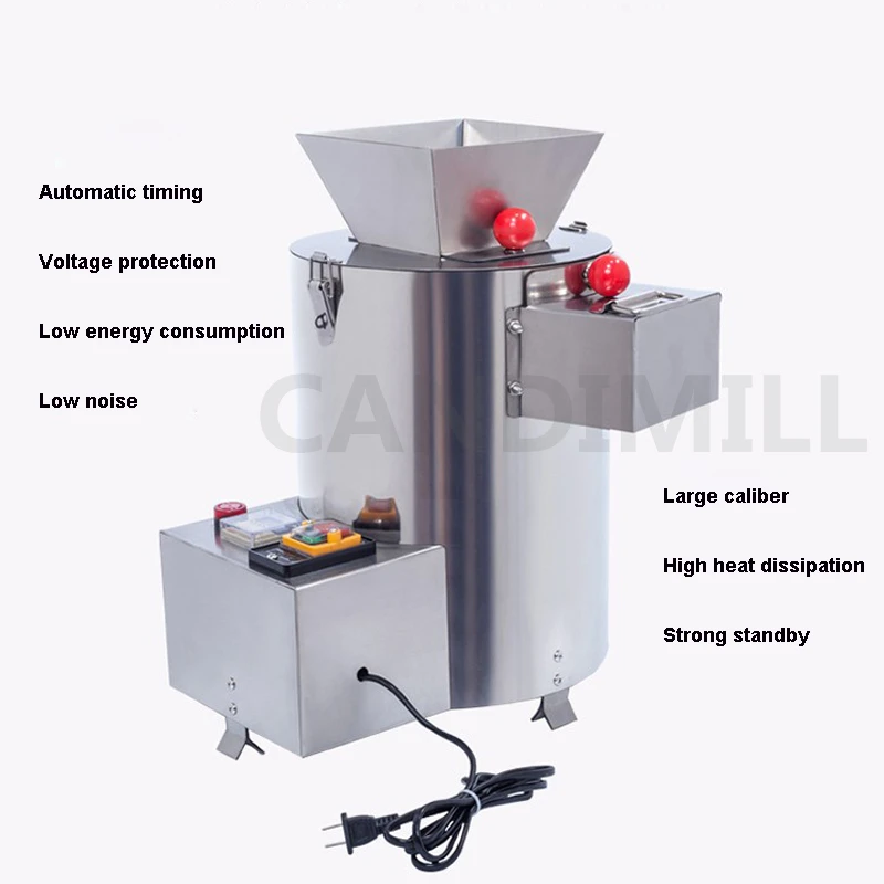 10 Knives Electric Chestnut Sheller Automatic Chestnut Shelling Machine Chestnut Skin Peeling Machine, 220V