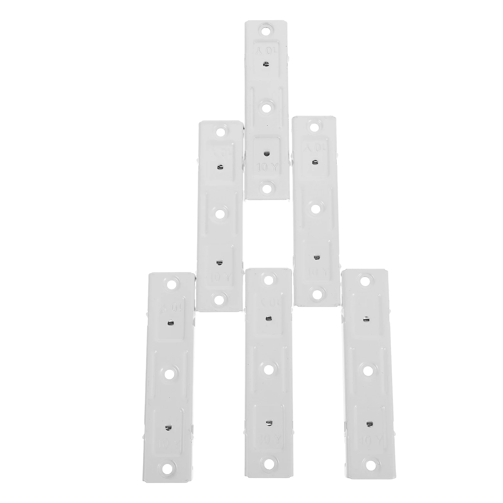 

6 pcs Curtain Track Code Stainless Steel Black Ceiling Corner Bracket Double Rod Wall Mount Flexible Tracks Accessories Room