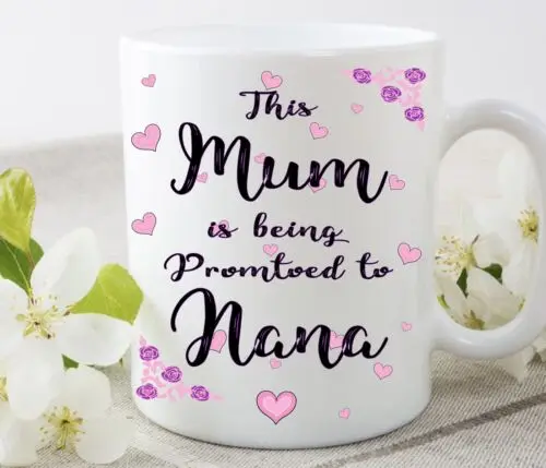 Mum Nana Mug Cup Gift Novelty Personalised Birthday Present Mother’s Day