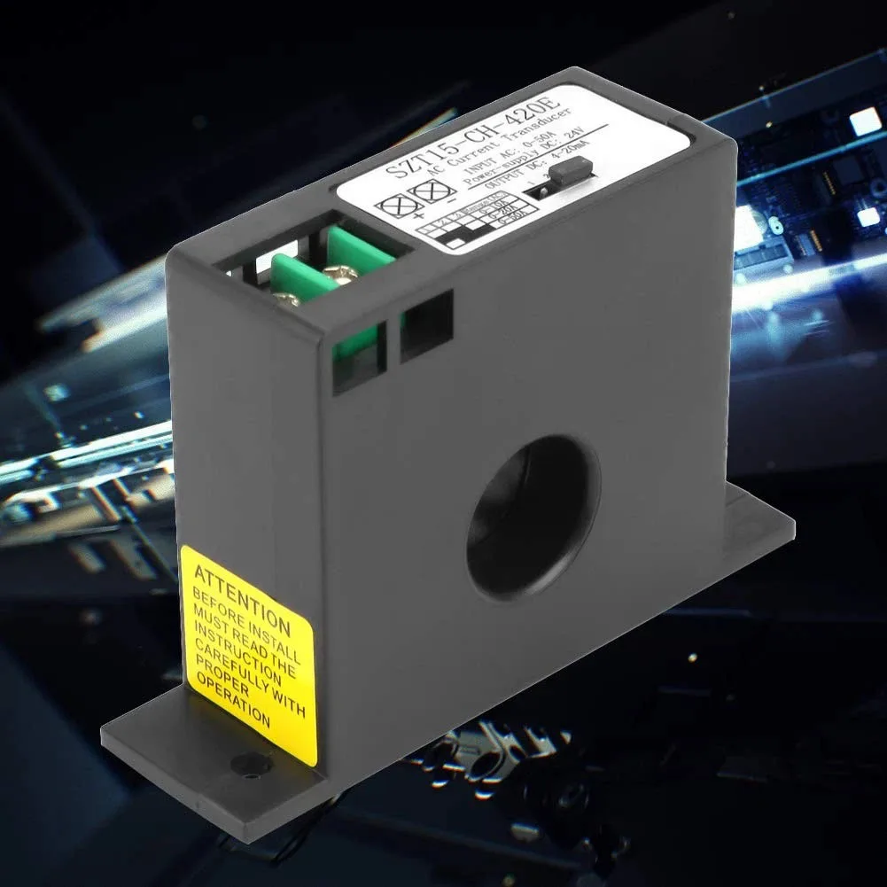Current Transducer Transmitter- Transformer Sensor SZT15-CH-420E AC Current Transducer 0-50A For Transformer Sensor