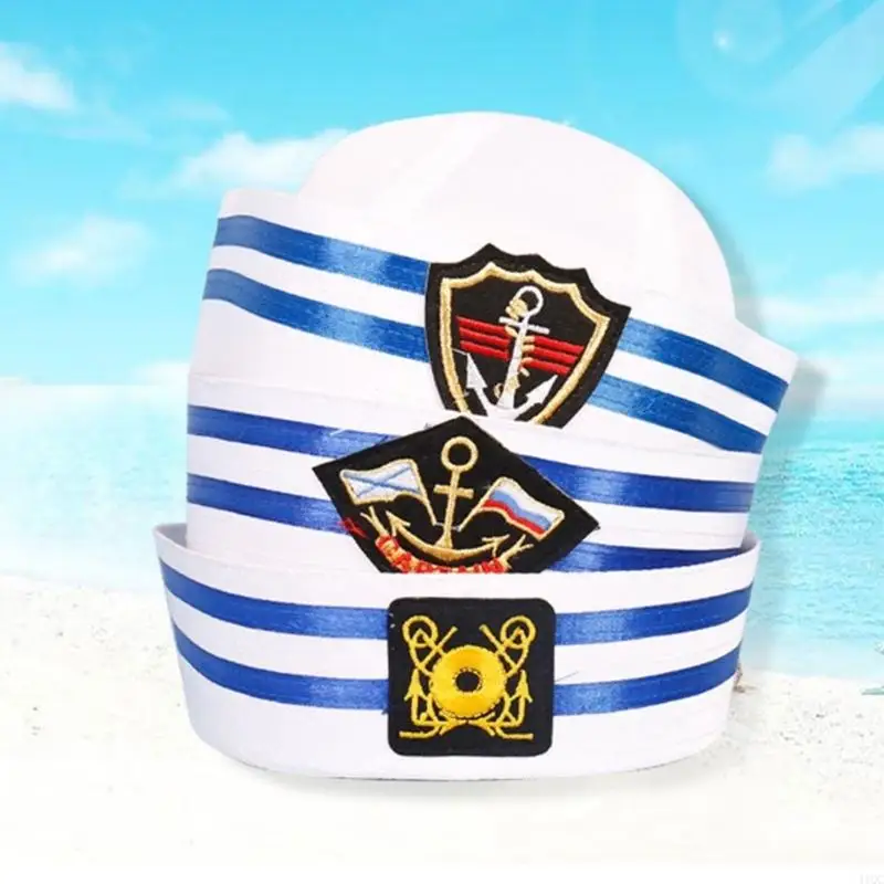 Cosplay Hat for Toddler Fashion Sailor Cap Captain Hat Children Pretend Play Cap Festival Photo Wear