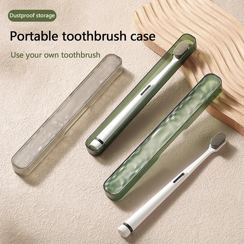 1PCS Portable Toothbrush Holder Box Outdoor Travel Camping Toothbrush Storage Organizer Case Bathroom Accessories