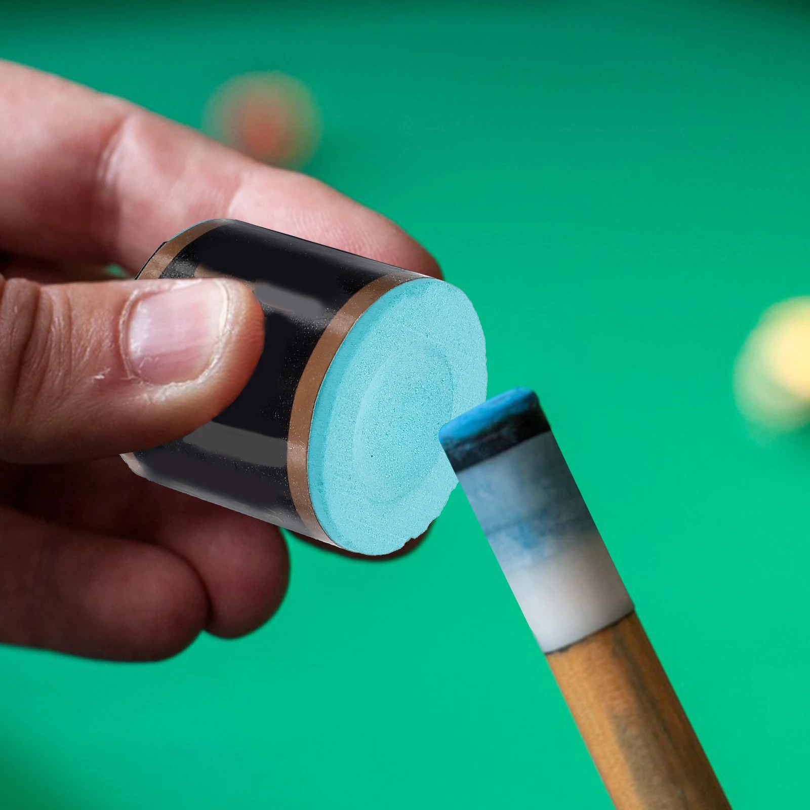 

Billiard Pool Chalks Powdered Cue Portable Taom Club Chocolate Accessories Billiards