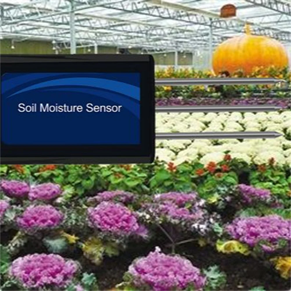 LORA LORAWAN High RS485 4-20mA 0-5V 0-10V Analog Output Soil Moisture Sensor