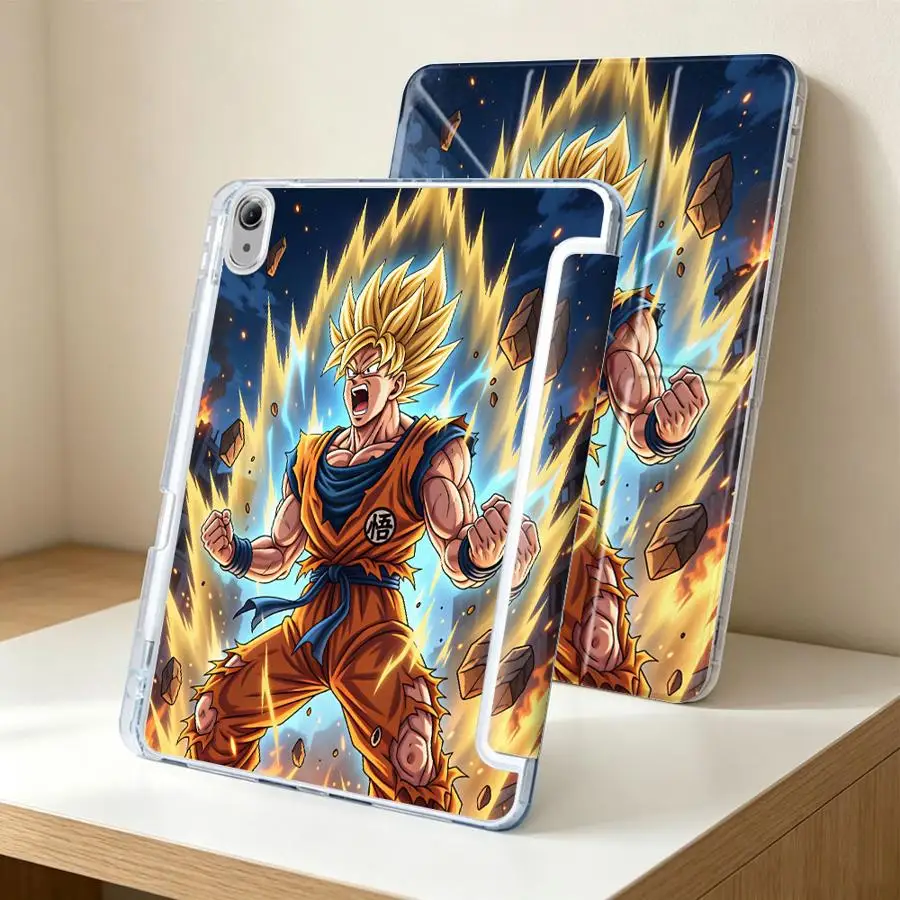With Pen Slot Cover Tablet Case For Samsung Galaxy Tab S9 Plus S10 Lite S8 S7 FE A11 A8 A9 Plus Dragon Ball Z view 5