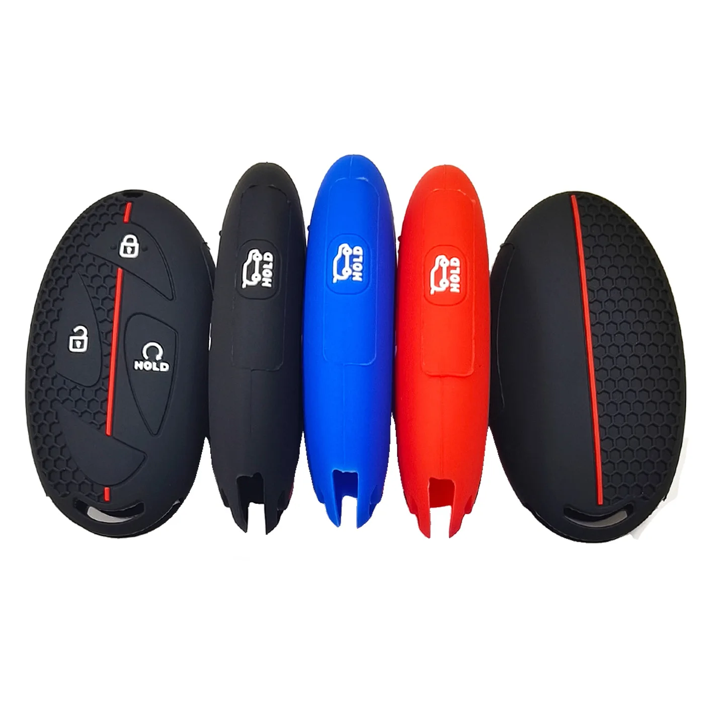 For Hyundai Grandeur GN7 Elantra N11 generation Sonata remote control 3+1 key honeycomb silicone key bag