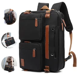 Unisex multi-functional Backpack Bag Crossbody Student Schoolbag Business handbag computer bag outside men's backpack