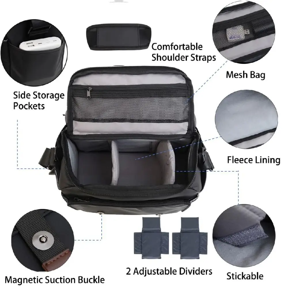 Single Shoulder Crossbody Outdoor Travel Camera Bag Wear-resistant and Lightweight Digital Waterproof Handheld Photography Bag