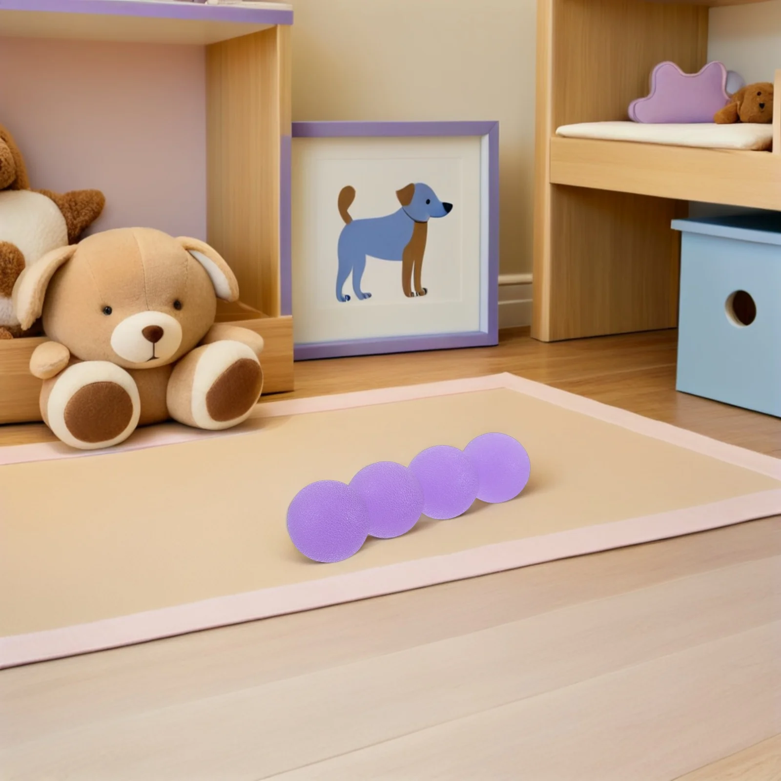 4 قطعة كرات التدريب قبضة اليد مرونة عالية ضغط كرات الإجهاد للبالغين قوة اليد العلاجية الساعد أداة تمرين الأصابع