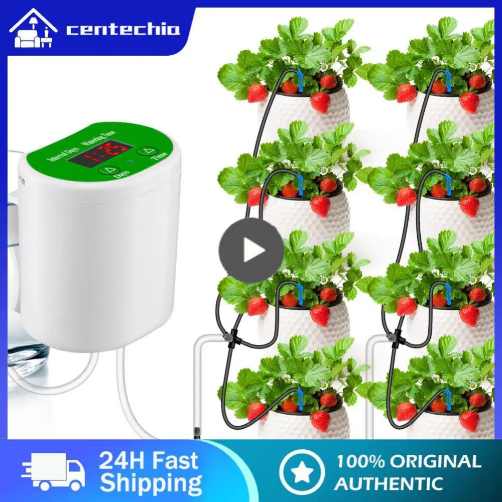 

Electric Automatic Drip Irrigation System Intelligent Timing Auto Watering Machine USB Charging Garden Green Plant Sprinkler