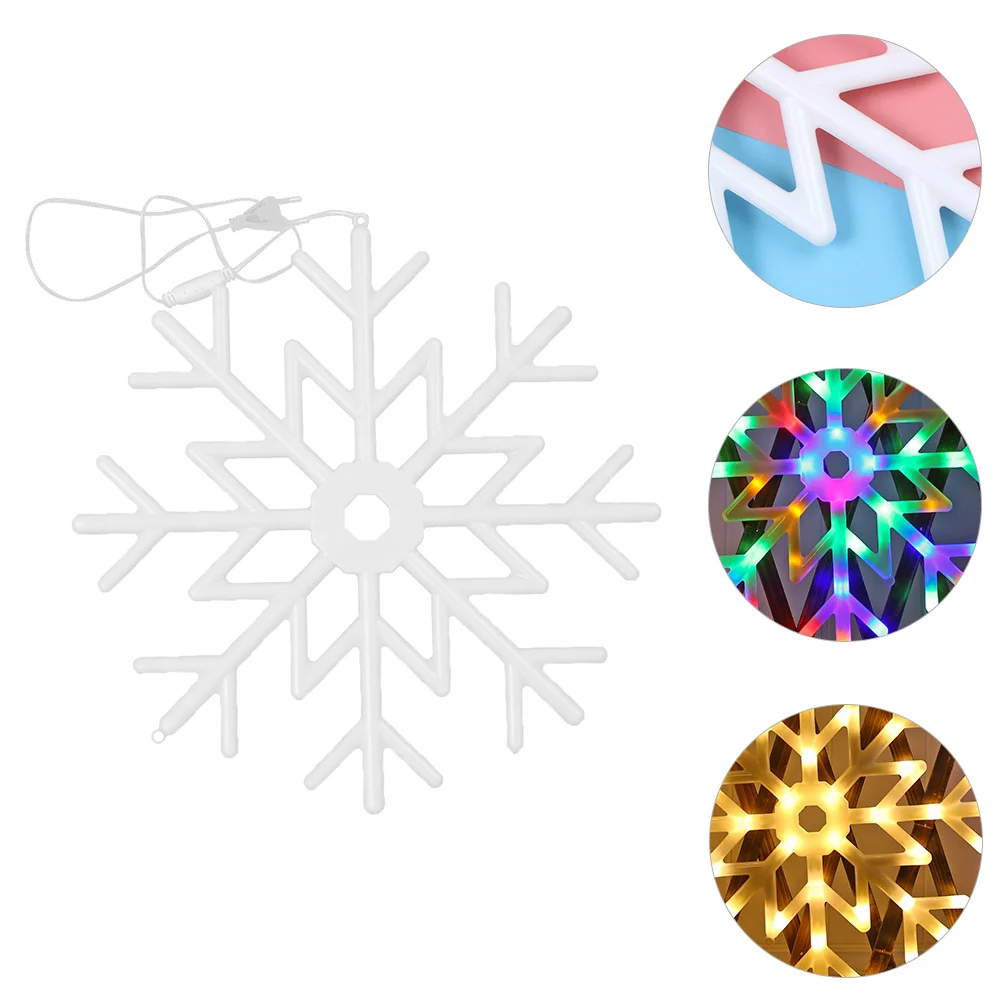 1 قطعة LED ندفة الثلج شكل مصباح خارجي مقاوم للماء عيد الميلاد عيد الميلاد مصباح للزينة لإضاءة حفلة مهرجان الحديقة